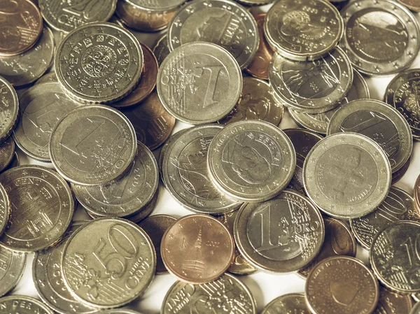 Monety Euro — Zdjęcie stockowe