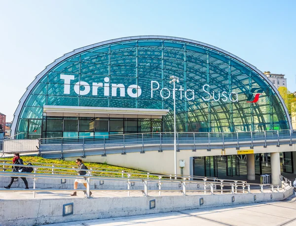 Estação de Torino Porta Susa (HDR ) — Fotografia de Stock