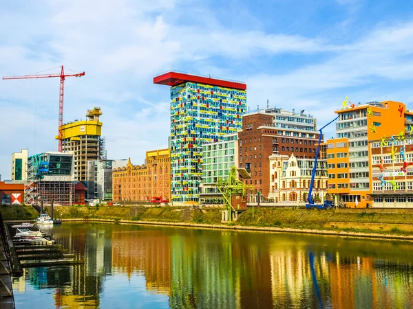 Medienhafen Duesseldorf (HDR) ) - Stock-foto