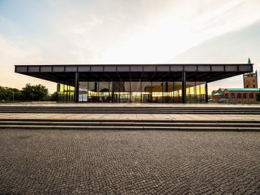 Berlin 'de Neue Nationalgalerie (HDR)