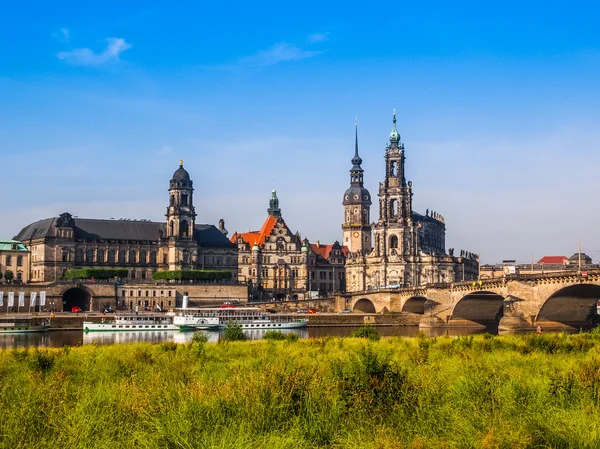 Dresden Hofkirche (HDR) — Stok fotoğraf