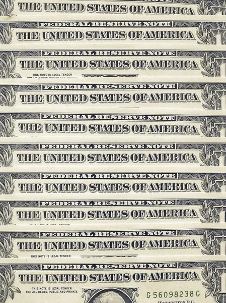 Billetes de dólar vintage 1 dólar — Foto de Stock