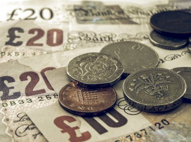 Vintage pound resim