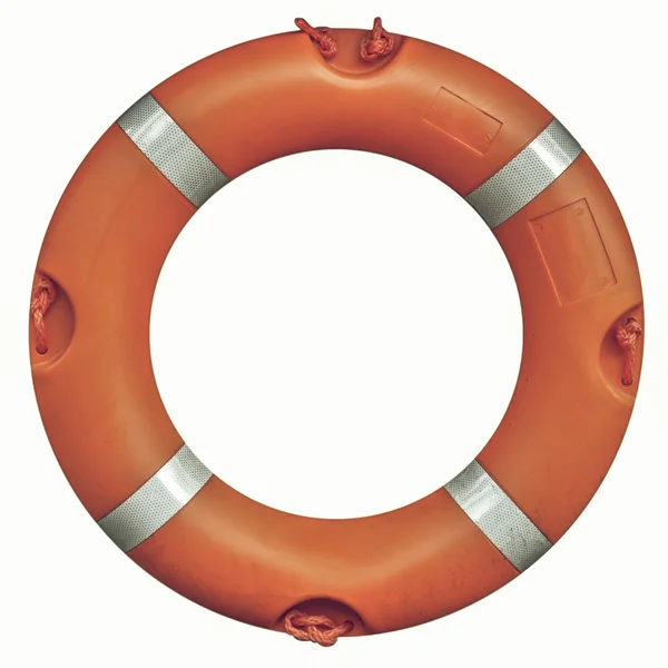 Vintage olhando Lifebuoy — Fotografia de Stock