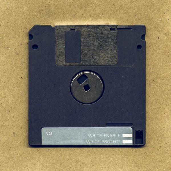 Vintage vypadající magnetické floppy disk — Stock fotografie