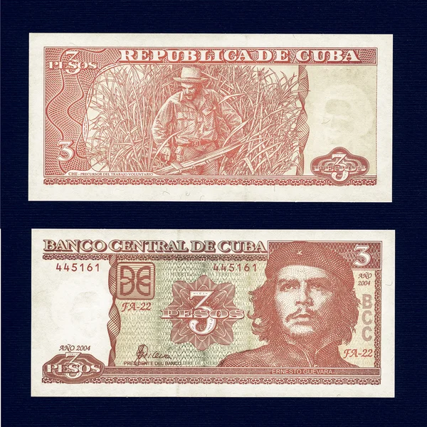 Vintage Cuba Pesos — Stockfoto