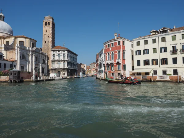 Canal Grande en Venecia — Foto de Stock