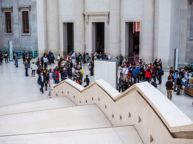 (Hdr Londra'da British Museum'da büyük mahkeme)