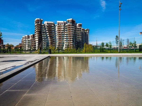 Complexo Residencial CityLife Milano por Daniel Libeskind em Milão — Fotografia de Stock