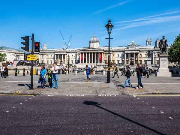 Trafalgar Square in London (hdr)) — Stockfoto