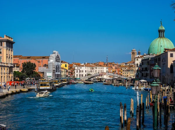 HDR Canal Grande en Venecia — Foto de Stock