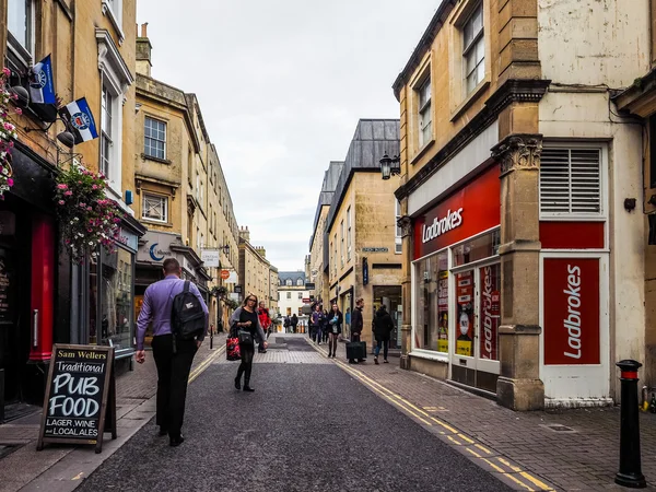 HDR Turistas visitando Bath — Foto de Stock