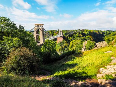 HDR Clifton asma köprü Bristol