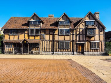 Shakespeare Stratford upon Avon (Hdr içinde doğum yeri)