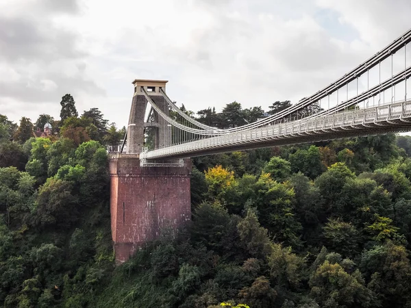 Puente colgante HDR Clifton en Bristol —  Fotos de Stock