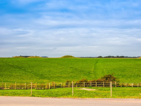 HDR engelska country panorama i Salisbury — Stockfoto