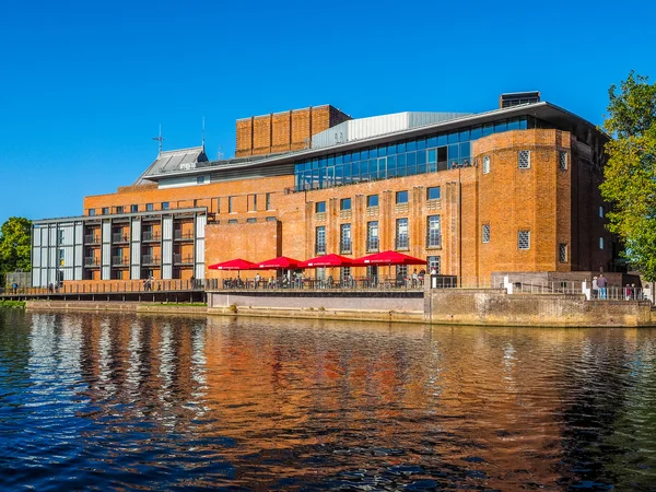 Królewski Teatr Szekspira w Stratford upon Avon (Hdr) — Zdjęcie stockowe