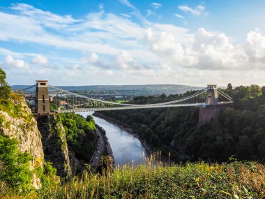 HDR Clifton asma köprü Bristol