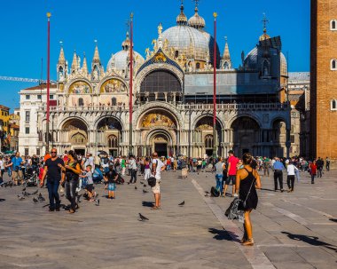 HDR St Mark Meydanı Venedik