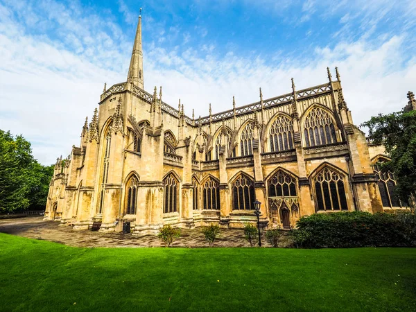 HDR St Mary Redcliffe a Bristol — Foto Stock