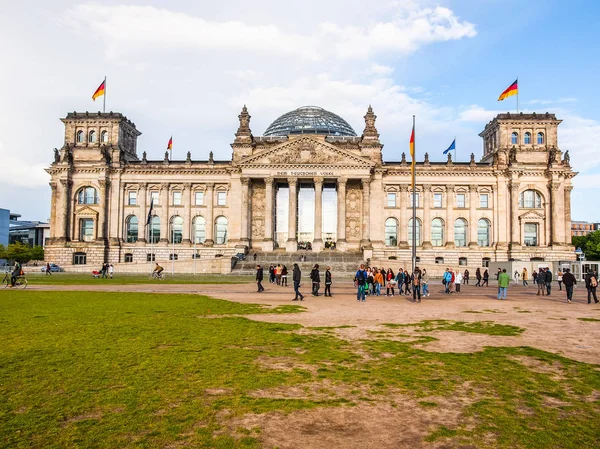 Reichstag στο Βερολίνο (HDR) — Φωτογραφία Αρχείου