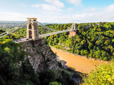 HDR Clifton asma köprü Bristol