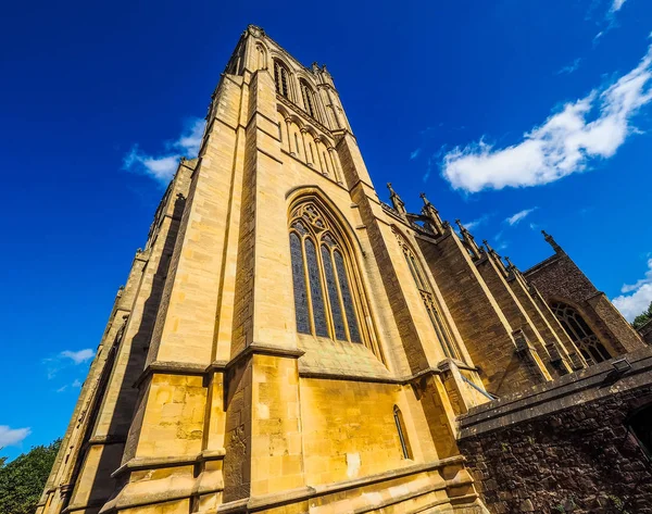 HDR Bristol Cathedral i Bristol — Stockfoto