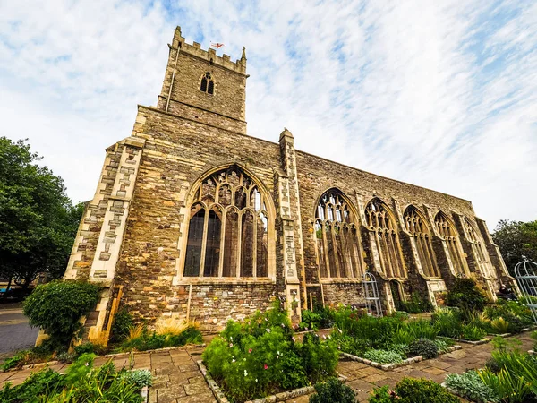 HDR St Peter arruinó la iglesia en Bristol —  Fotos de Stock