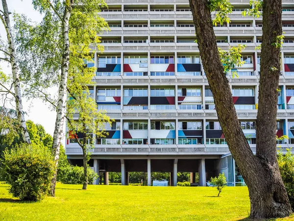 Corbusierhaus w Berlinie (Hdr) — Zdjęcie stockowe