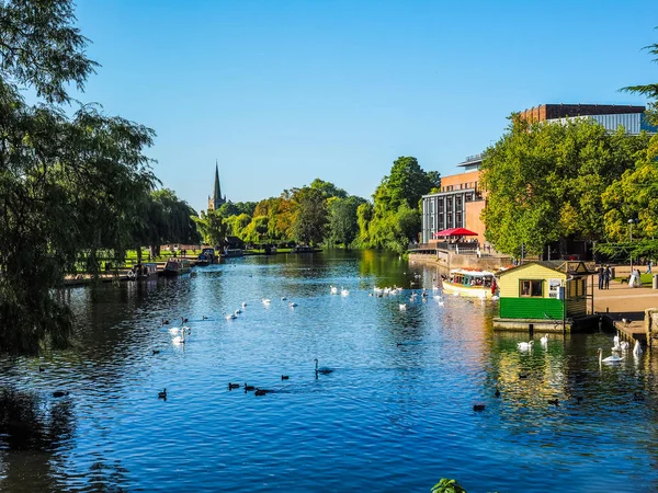 Río Avon en Stratford upon Avon (HDR ) — Foto de Stock