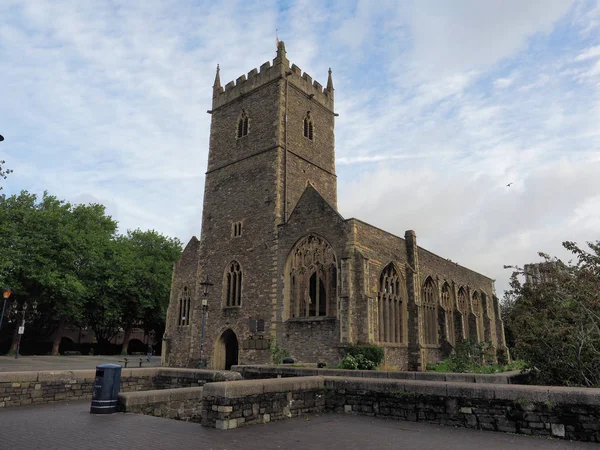 St Peter ruined church in Bristol — Stock Photo, Image