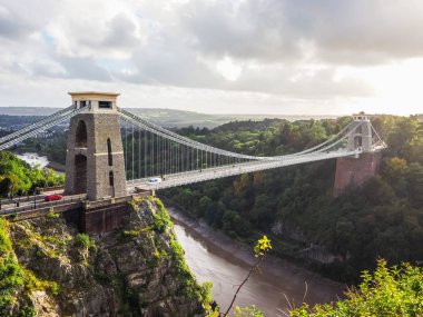 HDR Clifton asma köprü Bristol