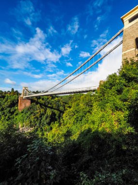 HDR Clifton asma köprü Bristol