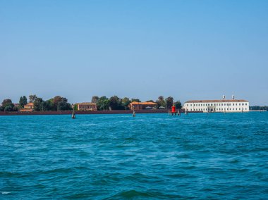 San Servolo Adası Venedik HDR