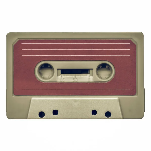 ヴィンテージルックテープカセット — ストック写真
