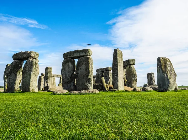 Amesbury HDR Stonehenge Anıtı — Stok fotoğraf