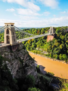 HDR Clifton asma köprü Bristol