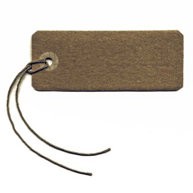 Vintage görünümlü etiket