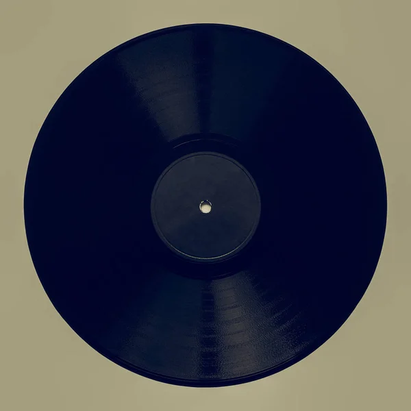 Vintage looking Vintage 78 rpm record with gray label — Stock Photo, Image