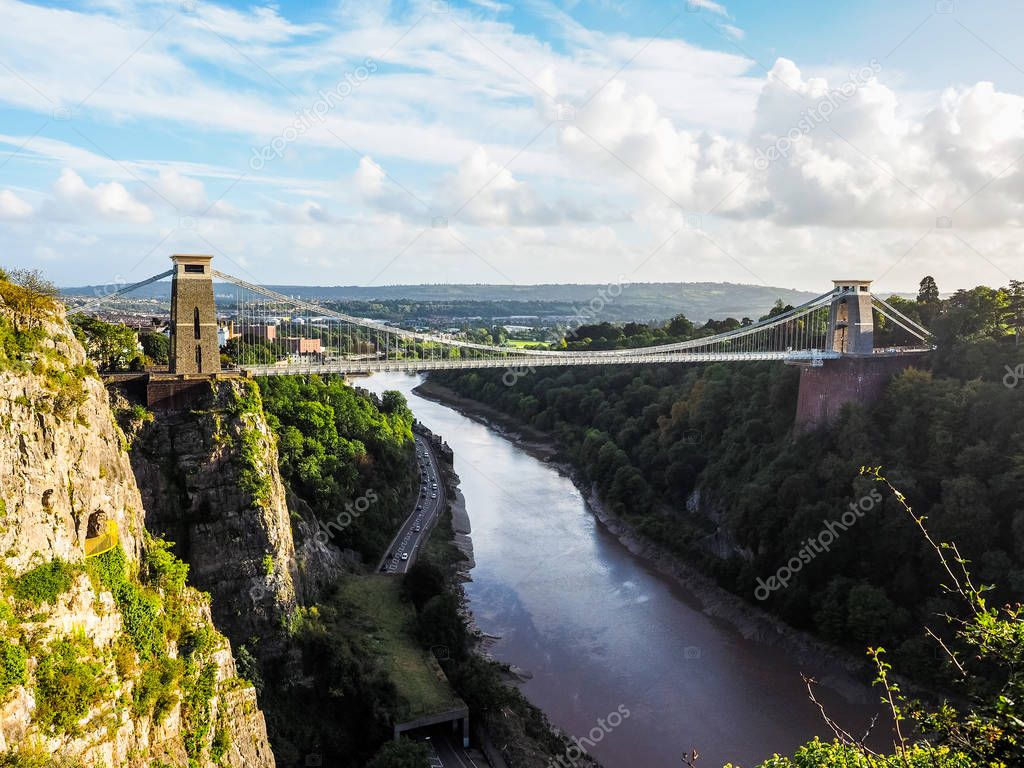 HDR Clifton Suspension Bridge in Bristol