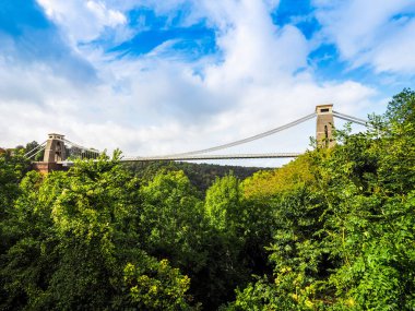 HDR Clifton asma köprü Bristol