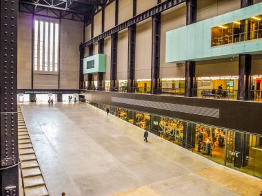 Tate Modern türbin Hall Londra (Hdr)