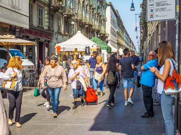 İnsanlar Turin (Hdr ziyaret) — Stok fotoğraf