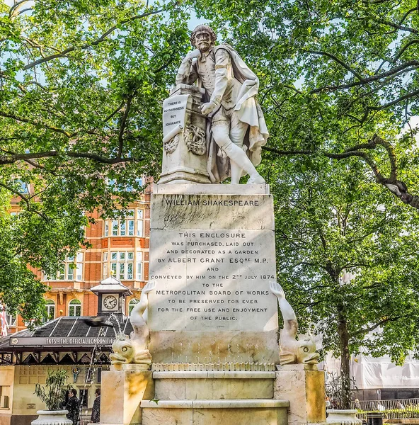 Shakespeare socha v Londýně (Hdr) — Stock fotografie