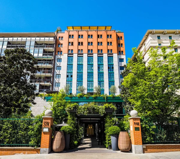 Duca di Milano Hotel em Milão (HDR ) — Fotografia de Stock