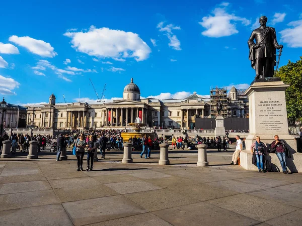 Trafalgar Square in Londen (Hdr) — Stockfoto