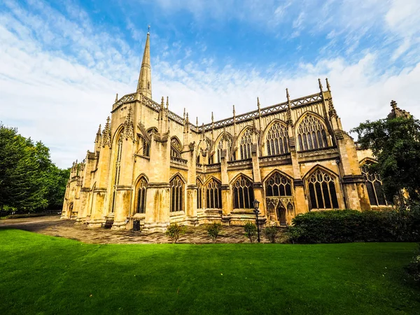 HDR St Mary Redcliffe in Bristol — Stock Photo, Image