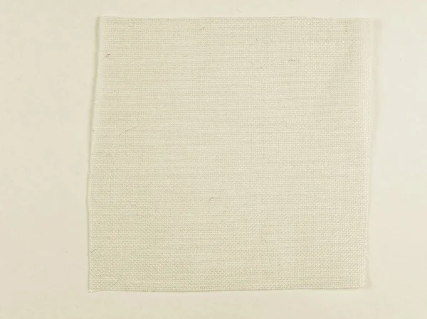 Vintage looking White fabric sample — Stock Photo, Image