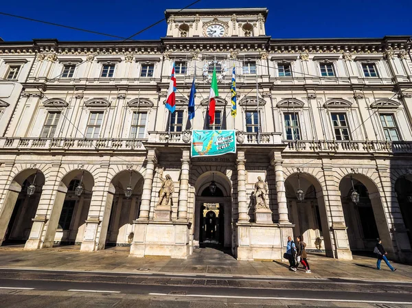 Torino 'daki Palazzo di Citta (HDR) — Stok fotoğraf