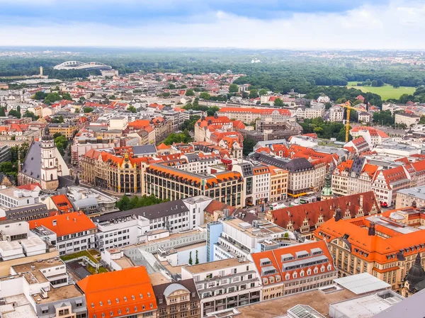 Vista aérea de Leipzig (HDR ) — Fotografia de Stock